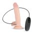 Real Fantasy Glynn - genopladelig, livagtig vibrator - 25 cm (natur)