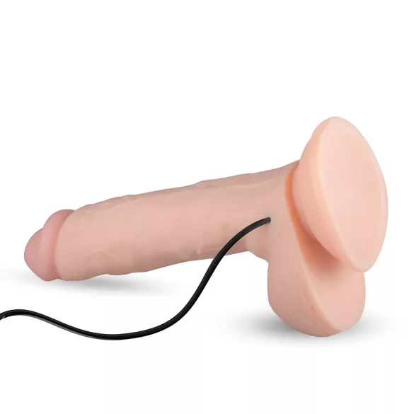 Real Fantasy Glynn - realistisk vibrator - genopladelig 25cm - natur