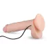 Real Fantasy Glynn - realistisk vibrator - genopladelig 25cm - natur