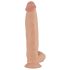 Real Fantasy Dwane - genopladelig, naturtro vibrator - 31 cm (naturlig)