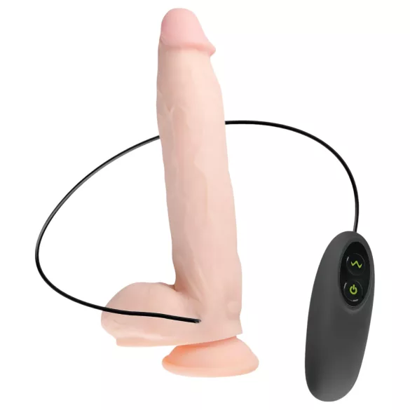 Real Fantasy Dwane - vibrator med batteri - realistisk - 31cm - natur