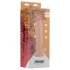 Real Fantasy Dwane - genopladelig, naturtro vibrator - 31 cm (naturlig)