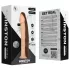 Real Fantasy Winston - dildo med vibrator og sugekop - 19cm - natur
