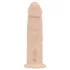 Real Fantasy Winston - dildo med vibrator og sugekop - 19cm - natur