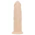 Real Fantasy Winston - dildo med vibrator og sugekop - 19cm - natur