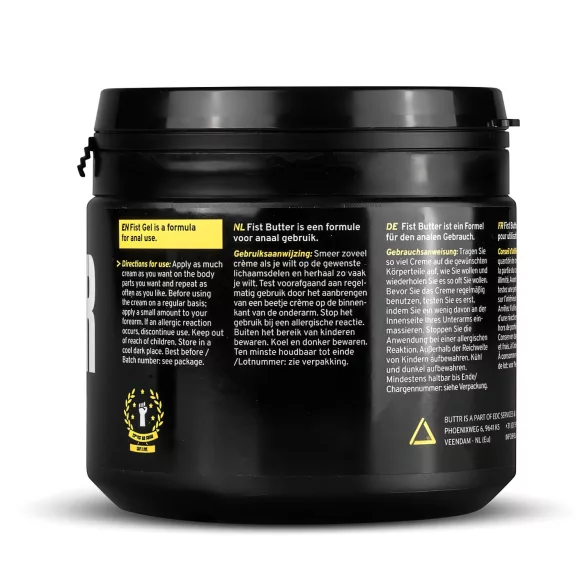 BUTTR - fisting smør - glidecreme - 500ml