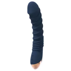 Goddess Aeolus - G-punkts vibrator med varme - silikone blå