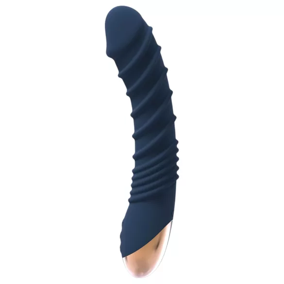 Goddess Aeolus - G-punkts vibrator med varme - silikone blå
