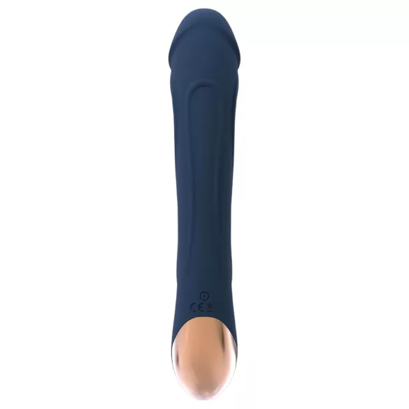 Goddess Boreas - g-punktsvibrator med varme - genopladelig - blå