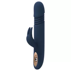   Goddess Zephyros - rabbit vibrator med stødfunktion - vandtæt - blå