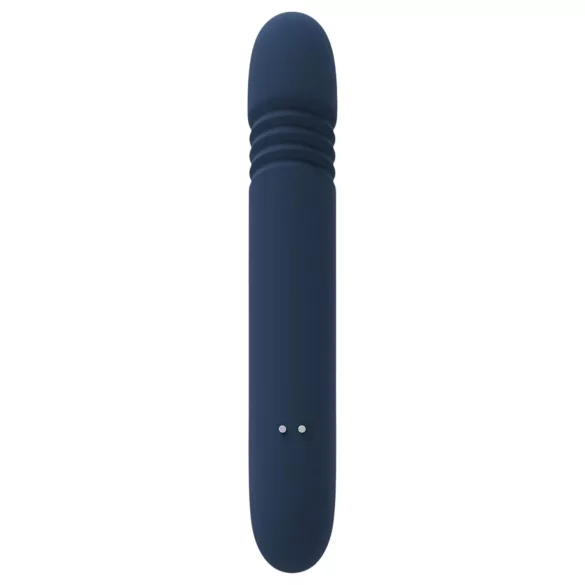 Goddess Zephyros - rabbit vibrator med stødfunktion - vandtæt - blå