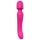 Vibes of Love - wand vibrator - genopladelig, varmende, massage - pink