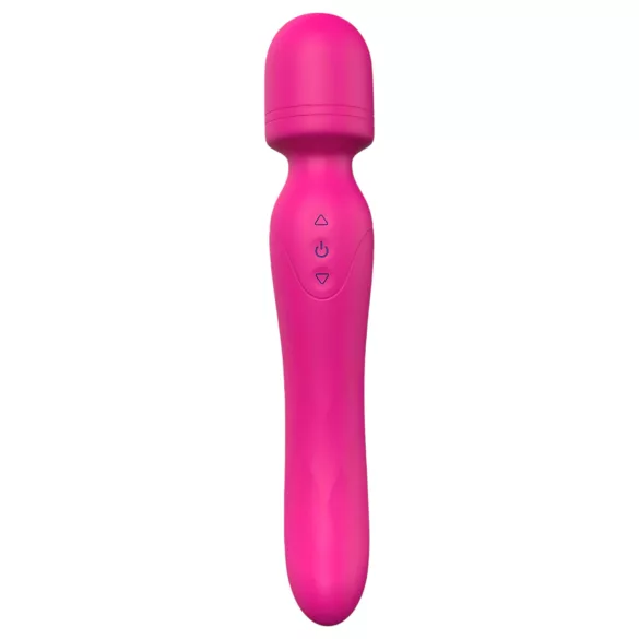 Vibes of Love - wand vibrator - genopladelig, varmende, massage - pink