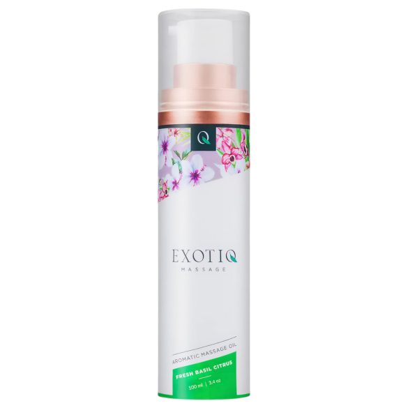 Exotiq - aromatisk massageolie - basilikum-citron (100ml)