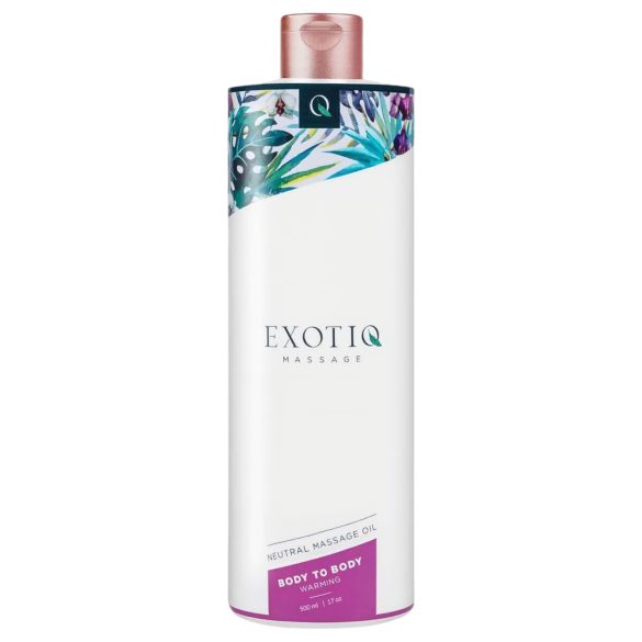 Exotiq Body to Body - varmende massageolie (500 ml)