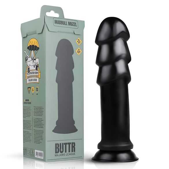 BUTTR Madbull Muzzl - Sugekopdildo (sort)