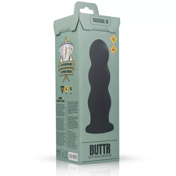 BUTTR - dildo med sugekop - sort