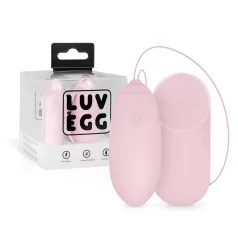   Luv Egg - vibratoræg med fjernbetjening - genopladelig - pink