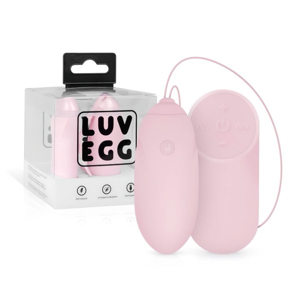LUV EGG - genopladeligt, trådløst vibrerende æg (lyserød)