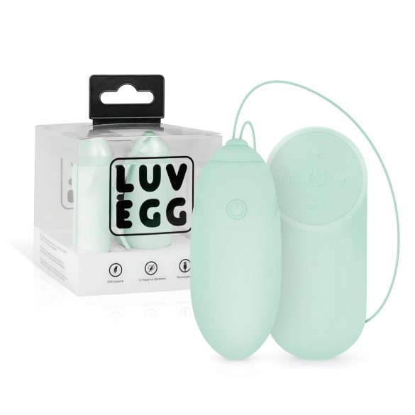 LUV EGG - Trådløs, genopladelig vibrerende æg (grøn)