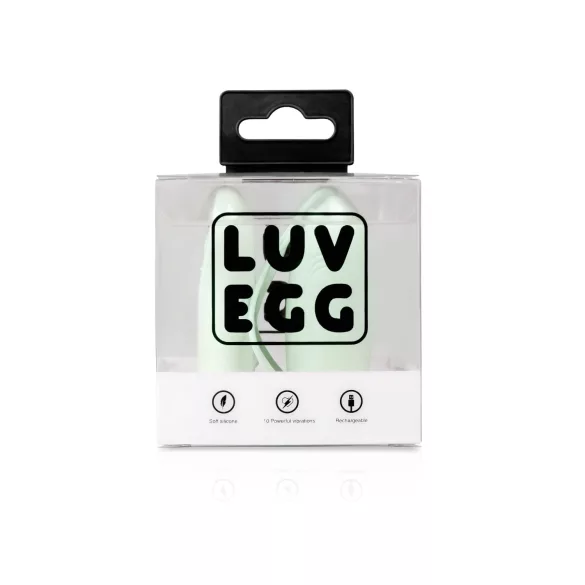 LUV EGG - vibrerende æg med fjernbetjening - genopladelig - grøn