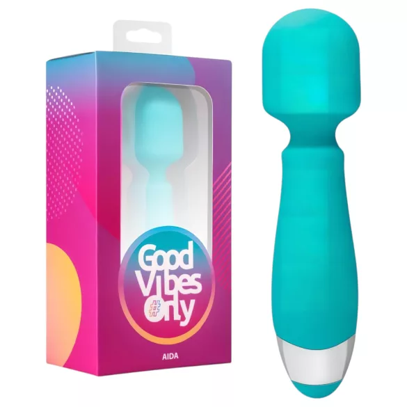 Good Vibes Aida - vibrator til massage - vandtæt - turkis