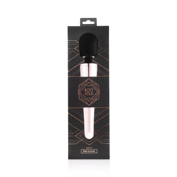 Rosy Gold - wand vibrator - genopladelig massage stimulator - rosegold