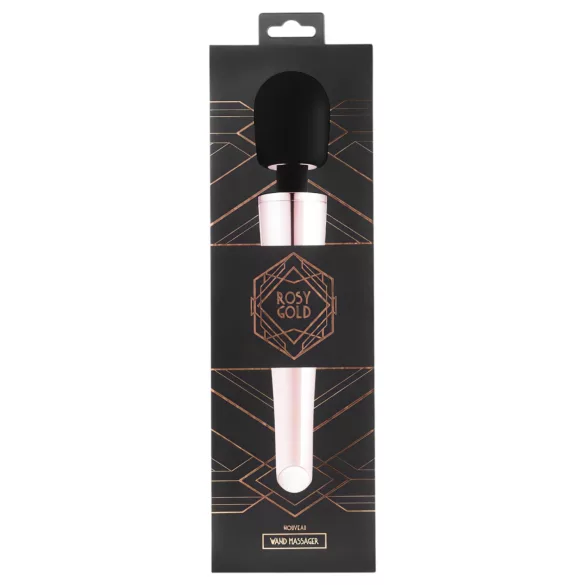 Rosy Gold - wand vibrator - genopladelig massage stimulator - rosegold