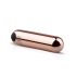 Rosy Gold Bullet - genopladelig, mini stavvibrator (rosaguld)
