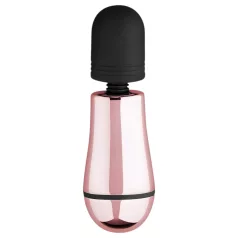 Rosy Gold - mini wand vibrator - genopladelig - roseguld