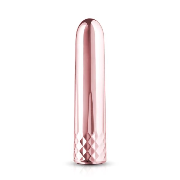 Rosy Gold Mini - genopladelig, mini stavvibrator (roseguld)