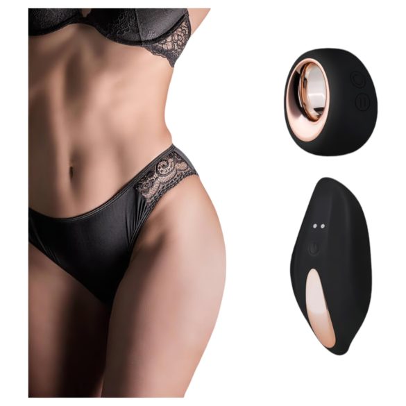 Pantyrebel - genopladelig, trådløs vibrerende trusse - sort (S-L)