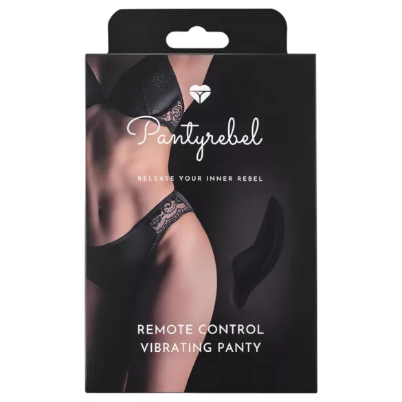 Pantyrebel - trådløs, radiostyret vibratortrusse, sort (S-L)