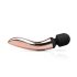 Rosy Gold Wand Curve - genopladelig massagestav (rosegold)