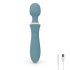 Bloom Orchid Wand - Genopladelig massagevibrator (turkis)