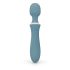 Bloom Orchid Wand - Genopladelig massagevibrator (turkis)