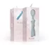 Bloom Orchid Wand - vibratorstav med massage - genopladelig - turkis