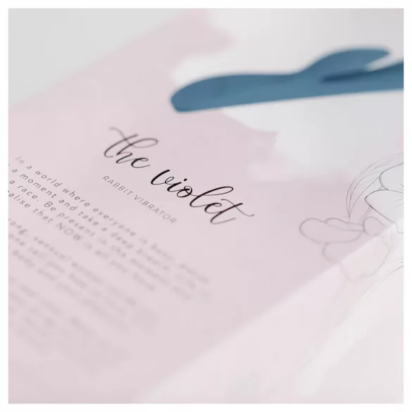 Bloom Violet Rabbit - rabbit vibrator med klitorisarm - turkis