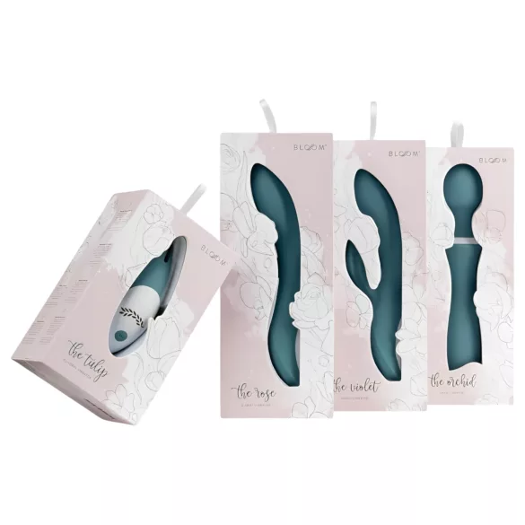Bloom Violet Rabbit - rabbit vibrator med klitorisarm - turkis