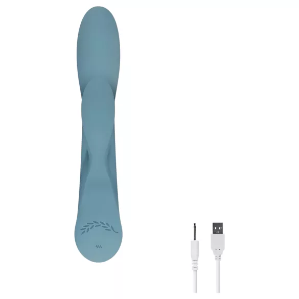 Bloom Violet Rabbit - rabbit vibrator med klitorisarm - turkis