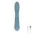 Bloom Violet Rabbit - kraftfuld G-punktsvibrator med klitorisarm (turkis)