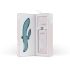 Bloom Violet Rabbit - kraftfuld G-punktsvibrator med klitorisarm (turkis)