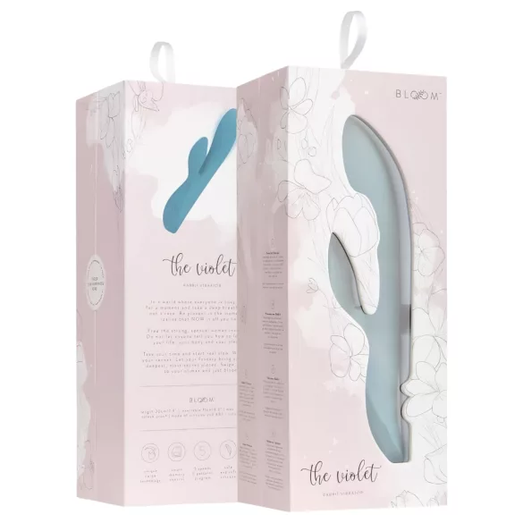 Bloom Violet Rabbit - rabbit vibrator med klitorisarm - turkis