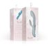 Bloom Violet Rabbit - kraftfuld G-punktsvibrator med klitorisarm (turkis)