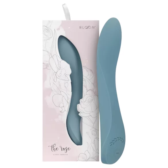 Bloom Rose - G-punkt vibrator - genopladelig - silikone - turkis