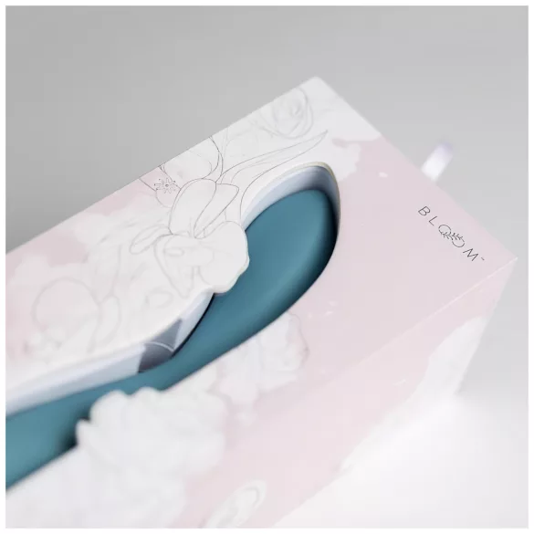 Bloom Rose - G-punkt vibrator - genopladelig - silikone - turkis