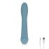 Bloom Rose - genopladelig G-punktsvibrator i silikone (turkis)