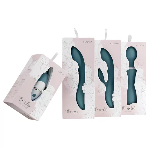Bloom Tulip - klitorisvibrator - genopladelig - silikone - turkis