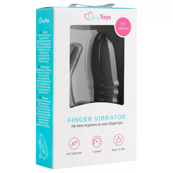Easytoys - finger vibrator - 2i1 funktion - sort