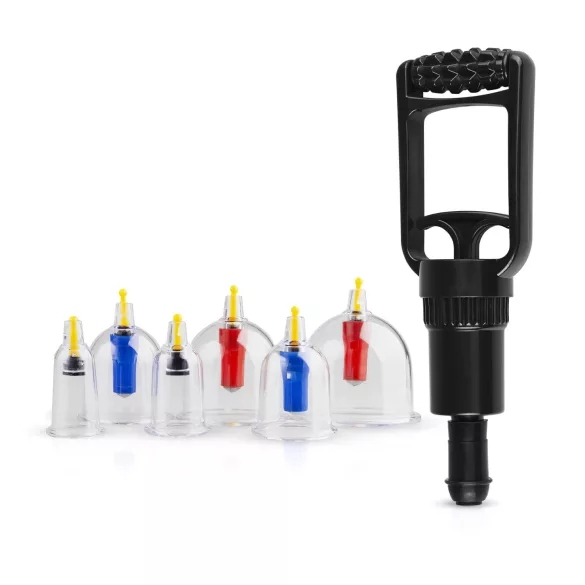 Easytoys - cupping sæt - vakuumpumpe - 6 dele